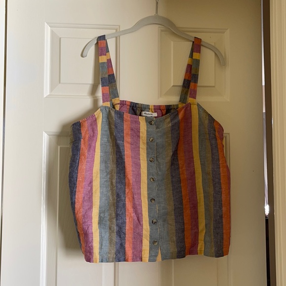 Madewell Tops - Madewell Multicolor Tank Top Size XL